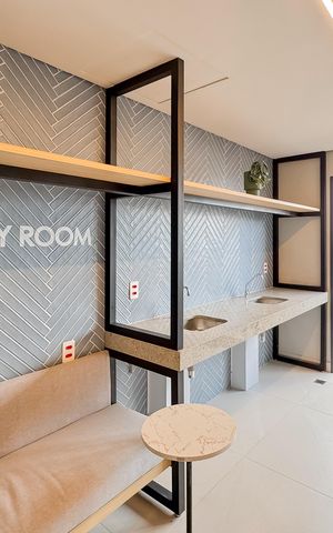 Studio para alugar com 24m², 1 quarto e sem vaga Studio para alugar com 24m², 1 quarto e sem vagaLavanderia