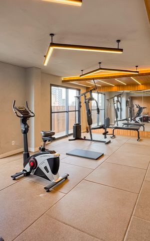 Studio para alugar com 24m², 1 quarto e sem vaga Studio para alugar com 24m², 1 quarto e sem vagaAcademia