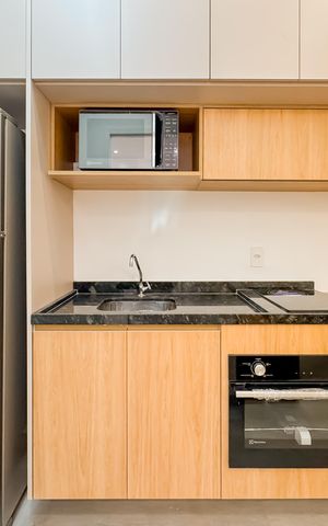 Studio para alugar com 24m², 1 quarto e sem vaga Studio para alugar com 24m², 1 quarto e sem vagaCozinha