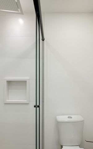 Studio para alugar com 24m², 1 quarto e sem vaga Studio para alugar com 24m², 1 quarto e sem vagaBanheiro