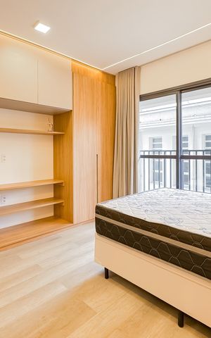 Studio para alugar com 24m², 1 quarto e sem vaga Studio para alugar com 24m², 1 quarto e sem vagaStudio