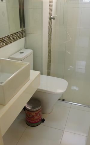 Apartamento para alugar com 82m², 3 quartos e 1 vagaBanheiro da Suíte