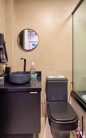 Studio à venda com 38m², 1 quarto e sem vaga Studio à venda com 38m², 1 quarto e sem vagaBanheiro