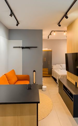 Studio à venda com 38m², 1 quarto e sem vaga Studio à venda com 38m², 1 quarto e sem vagaStudio