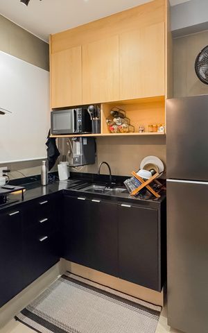 Studio à venda com 38m², 1 quarto e sem vaga Studio à venda com 38m², 1 quarto e sem vagaCozinha