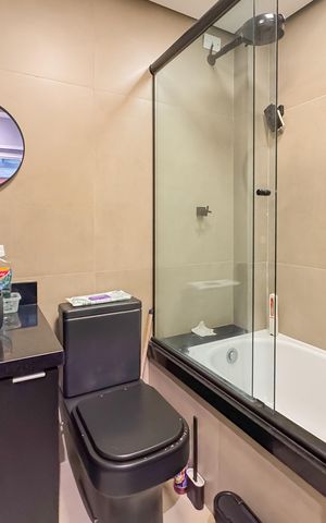 Studio à venda com 38m², 1 quarto e sem vaga Studio à venda com 38m², 1 quarto e sem vagaBanheiro