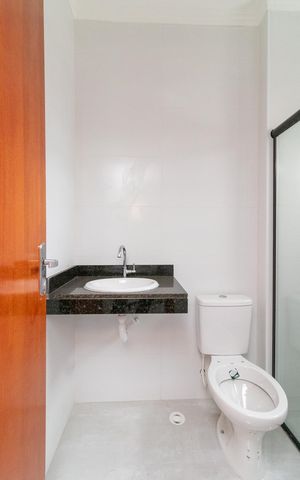 Casa de condomínio à venda com 91m², 2 quartos e 1 vagaBanheiro