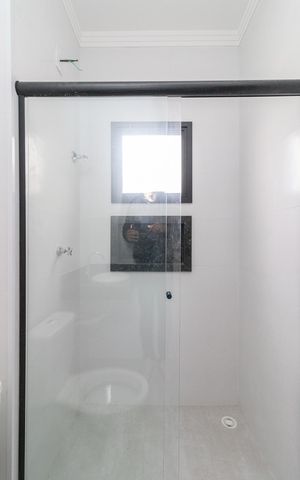 Casa de condomínio à venda com 91m², 2 quartos e 1 vagaBanheiro