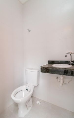 Casa de condomínio à venda com 91m², 2 quartos e 1 vagaLavabo 1