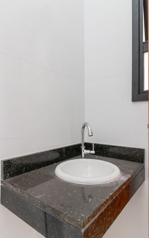 Casa de condomínio à venda com 91m², 2 quartos e 1 vagaLavabo 1