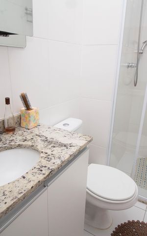 Apartamento à venda com 75m², 3 quartos e 2 vagas Apartamento à venda com 75m², 3 quartos e 2 vagasBanheiro Social