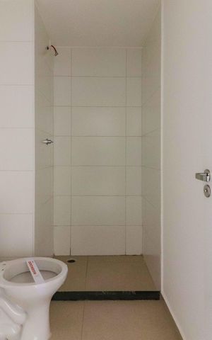 Studio à venda com 37m², 2 quartos e sem vaga Studio à venda com 37m², 2 quartos e sem vagaBanheiro