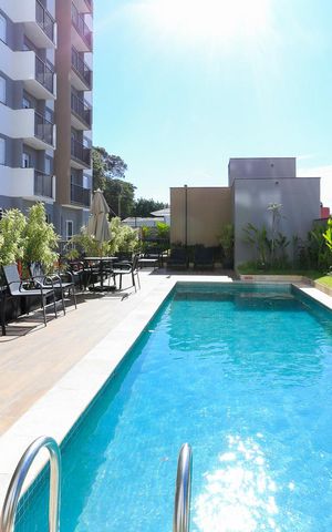 Studio à venda com 37m², 2 quartos e sem vaga Studio à venda com 37m², 2 quartos e sem vagaÁrea comum - Piscina