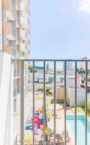 Studio à venda com 37m², 2 quartos e sem vaga Studio à venda com 37m², 2 quartos e sem vagaVaranda