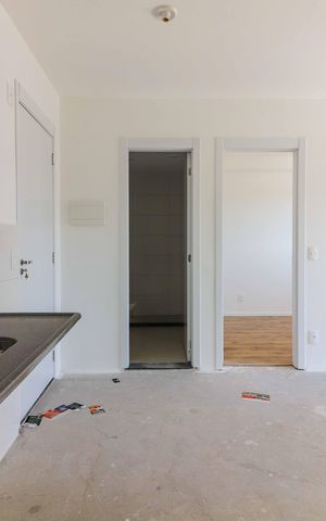 Studio à venda com 37m², 2 quartos e sem vaga Studio à venda com 37m², 2 quartos e sem vagaCozinha e Área de Serviço