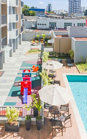 Studio à venda com 37m², 2 quartos e sem vaga Studio à venda com 37m², 2 quartos e sem vagaVaranda