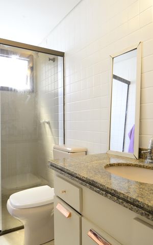 Apartamento à venda com 120m², 3 quartos e 2 vagasBanheiro  