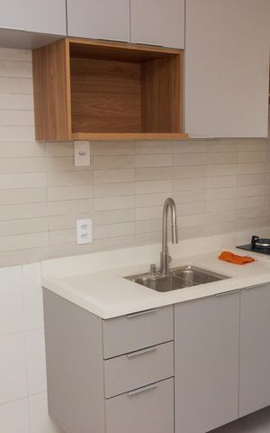 Apartamento para alugar com 46m², 2 quartos e 1 vaga Apartamento para alugar com 46m², 2 quartos e 1 vagaBanheiro Social