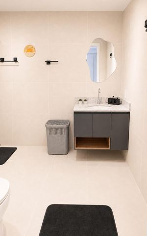 Studio para alugar com 32m², 1 quarto e sem vaga Studio para alugar com 32m², 1 quarto e sem vagaBanheiro