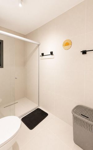 Studio para alugar com 32m², 1 quarto e sem vaga Studio para alugar com 32m², 1 quarto e sem vagaBanheiro