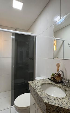 Apartamento à venda com 55m², 2 quartos e 1 vaga Apartamento à venda com 55m², 2 quartos e 1 vagaBanheiro