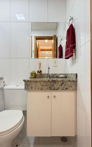 Apartamento à venda com 55m², 2 quartos e 1 vaga Apartamento à venda com 55m², 2 quartos e 1 vagaBanheiro da Suíte