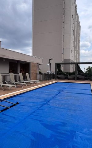 Apartamento à venda com 57m², 2 quartos e 2 vagas Apartamento à venda com 57m², 2 quartos e 2 vagasÁrea comum - Piscina