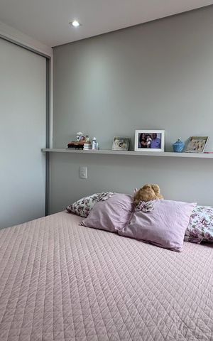 Apartamento à venda com 57m², 2 quartos e 2 vagas Apartamento à venda com 57m², 2 quartos e 2 vagasSuíte