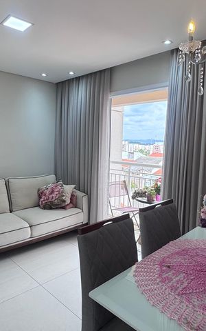 Apartamento à venda com 57m², 2 quartos e 2 vagas Apartamento à venda com 57m², 2 quartos e 2 vagasSala
