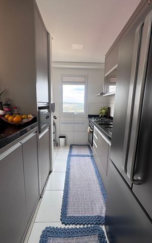 Apartamento à venda com 57m², 2 quartos e 2 vagas Apartamento à venda com 57m², 2 quartos e 2 vagasCozinha