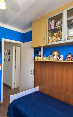 Apartamento à venda com 127m², 4 quartos e 2 vagasQuarto 2