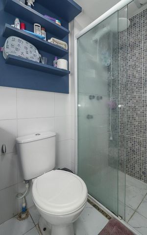 Apartamento à venda com 51m², 2 quartos e 1 vagaBanheiro