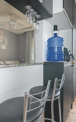 Apartamento à venda com 51m², 2 quartos e 1 vagaCozinha
