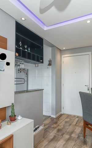 Apartamento à venda com 51m², 2 quartos e 1 vagaSala