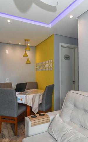 Apartamento à venda com 51m², 2 quartos e 1 vagaSala