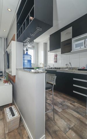 Apartamento à venda com 51m², 2 quartos e 1 vagaCozinha