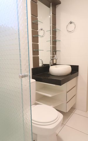 Apartamento à venda com 80m², 2 quartos e 1 vagaBanheiro Social