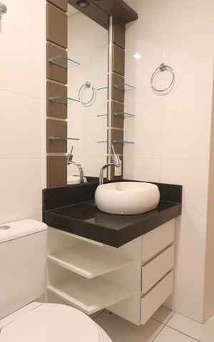 Apartamento à venda com 80m², 2 quartos e 1 vagaBanheiro Social