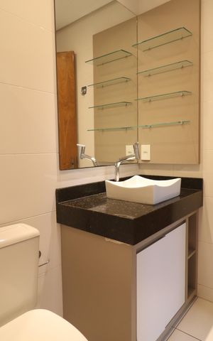 Apartamento à venda com 80m², 2 quartos e 1 vagaBanheiro suíte
