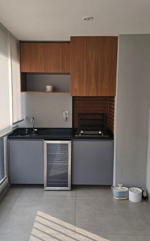 Apartamento à venda com 91m², 2 quartos e 2 vagas Apartamento à venda com 91m², 2 quartos e 2 vagasVaranda gourmet