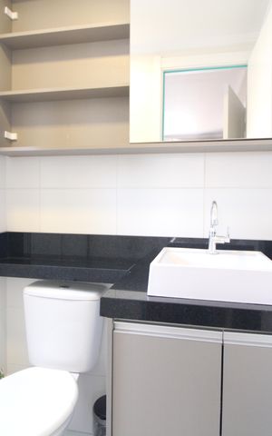 Apartamento à venda com 35m², 1 quarto e sem vagaBanheiro Social