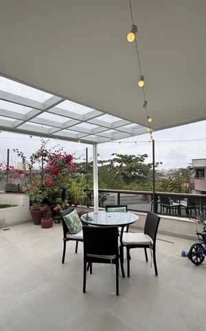 Apartamento à venda com 220m², 4 quartos e 4 vagas Apartamento à venda com 220m², 4 quartos e 4 vagasVaranda Sala