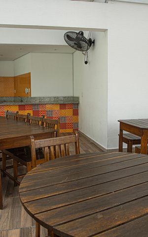 Studio para alugar com 28m², 1 quarto e sem vaga Studio para alugar com 28m², 1 quarto e sem vagaÁrea comum - Salão de festas