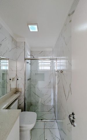 Apartamento à venda com 80m², 3 quartos e 2 vagasBanheiro Social