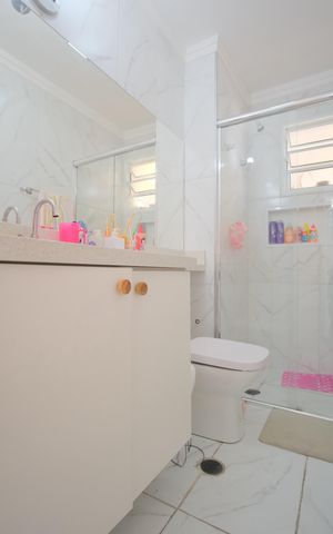 Apartamento à venda com 80m², 3 quartos e 2 vagasBanheiro Social