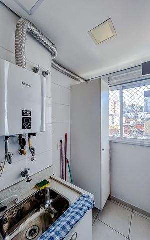 Apartamento à venda com 80m², 3 quartos e 2 vagasÁrea de Serviço