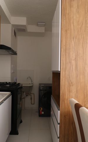 Apartamento à venda com 32m², 2 quartos e sem vagaCozinha e Área de Serviço