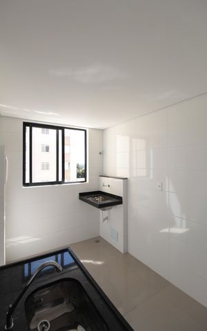 Apartamento à venda com 63m², 2 quartos e 1 vagaCozinha e Área de Serviço