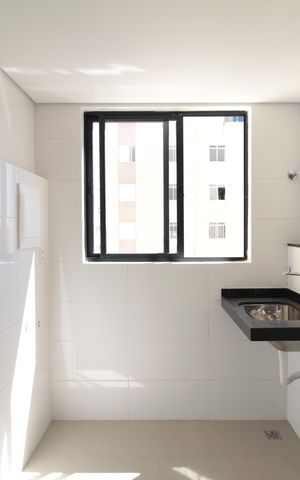 Apartamento à venda com 63m², 2 quartos e 1 vagaCozinha e Área de Serviço
