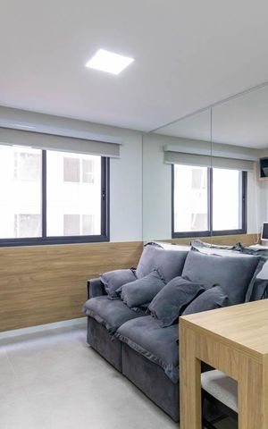 Apartamento à venda com 25m², 1 quarto e sem vaga Apartamento à venda com 25m², 1 quarto e sem vagaSala